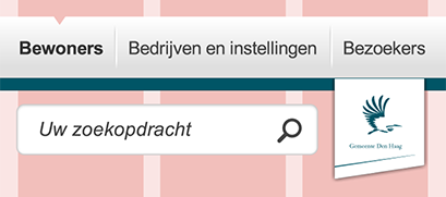 component of Den Haag website